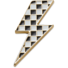 Dice Print Lightning Bolt