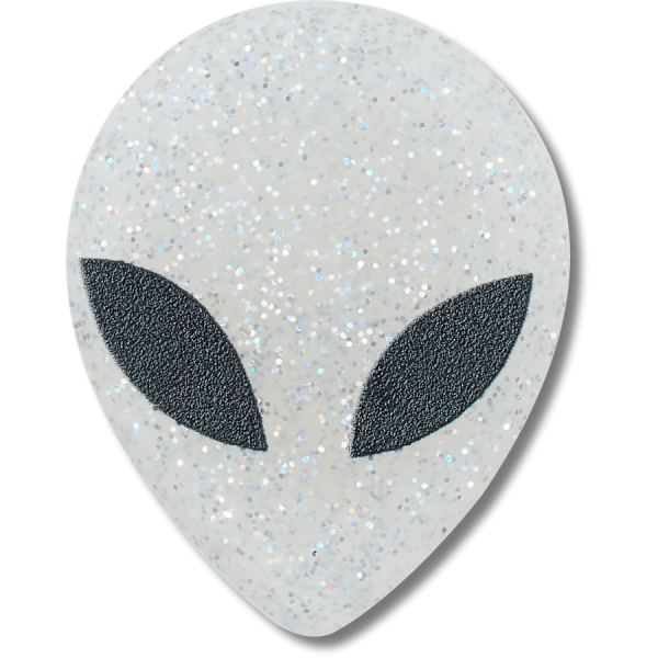 Glitter Alien Head