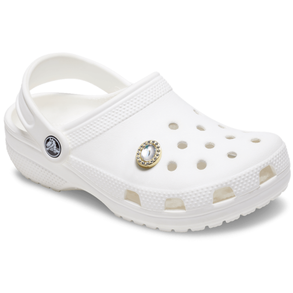 Tiny White Circle Gem - Image 3