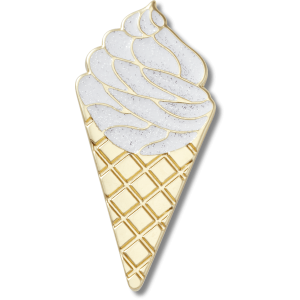 Gold Vanilla Waffle Cone