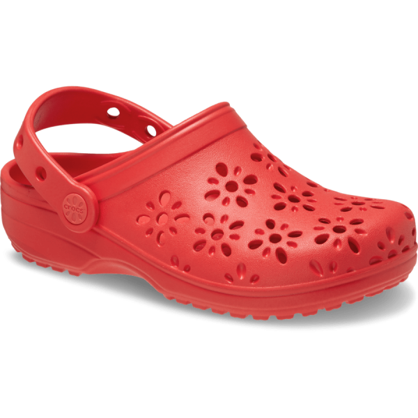 Kids' Classic Floral Cut-Out Clog - Image 5