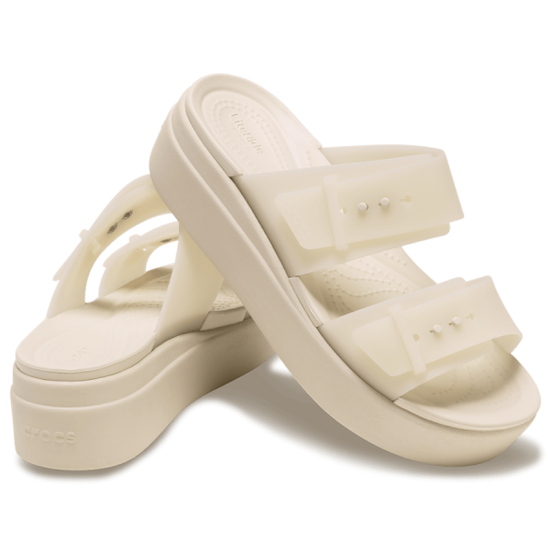 Brooklyn Buckle Frosted Low Wedge - Image 2