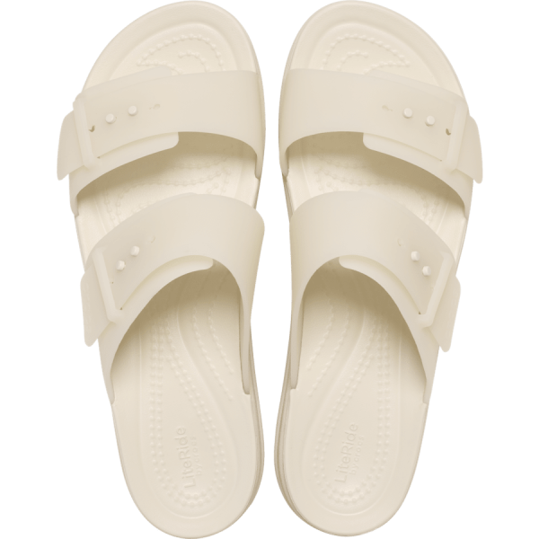 Brooklyn Buckle Frosted Low Wedge - Image 3