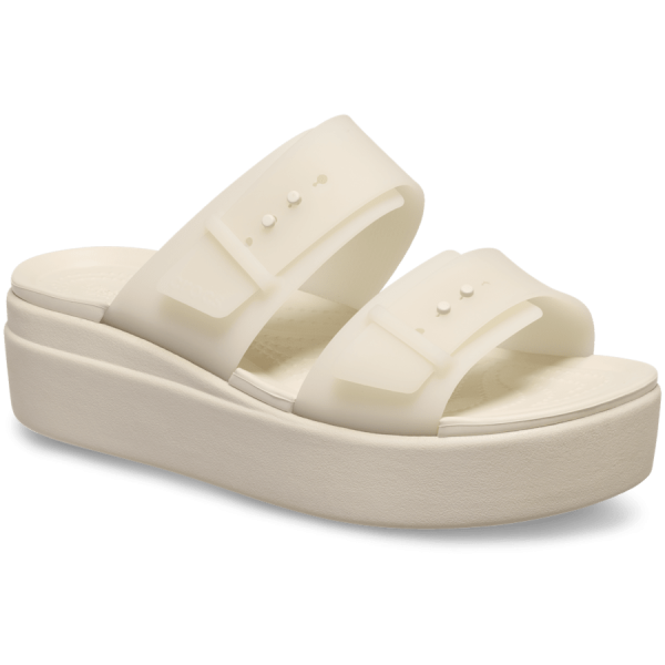 Brooklyn Buckle Frosted Low Wedge - Image 5