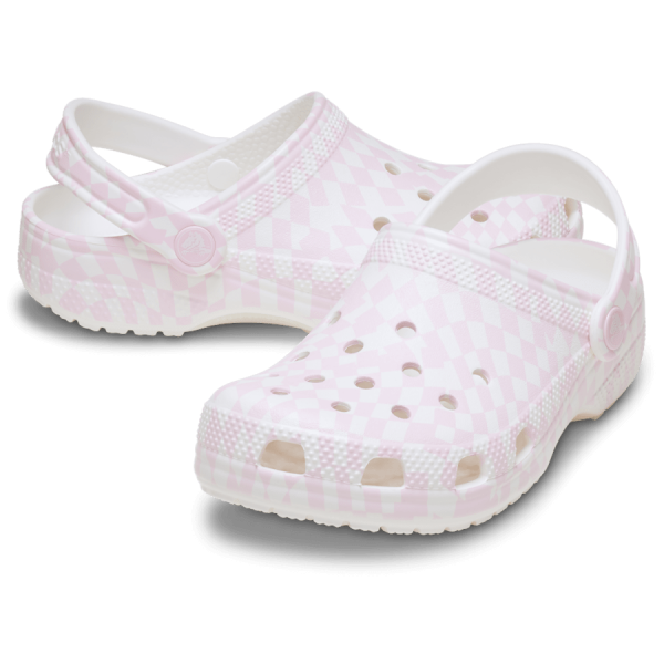 Kids Warped Checker Clog - Image 2