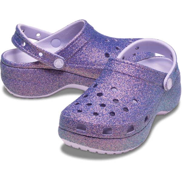 Classic Platform Iridescent Glitter Clog - Image 2