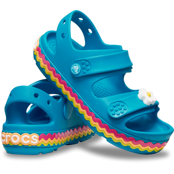 Kids Crocband Cruiser Ricrac Sandal - Image 2