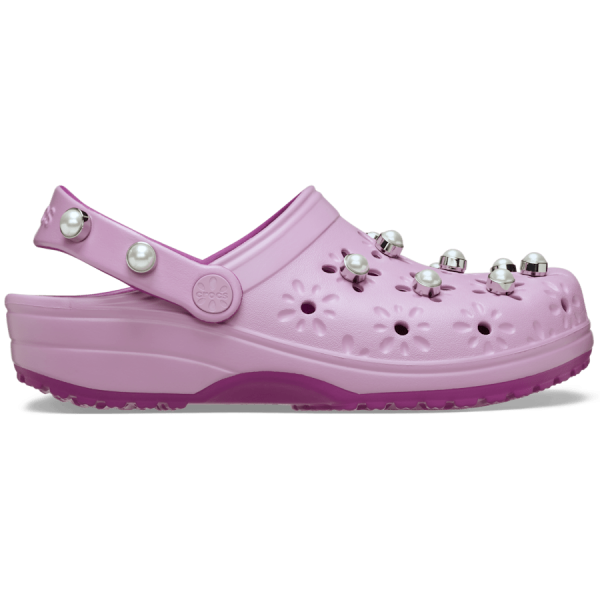 Classic Floral Cut Out Elevated Clog