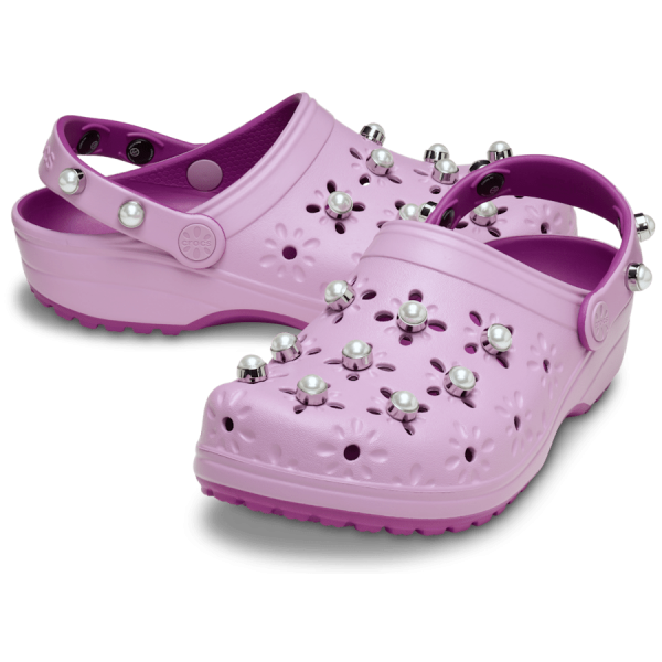 Classic Floral Cut Out Elevated Clog - Image 2