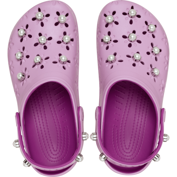 Classic Floral Cut Out Elevated Clog - Image 3