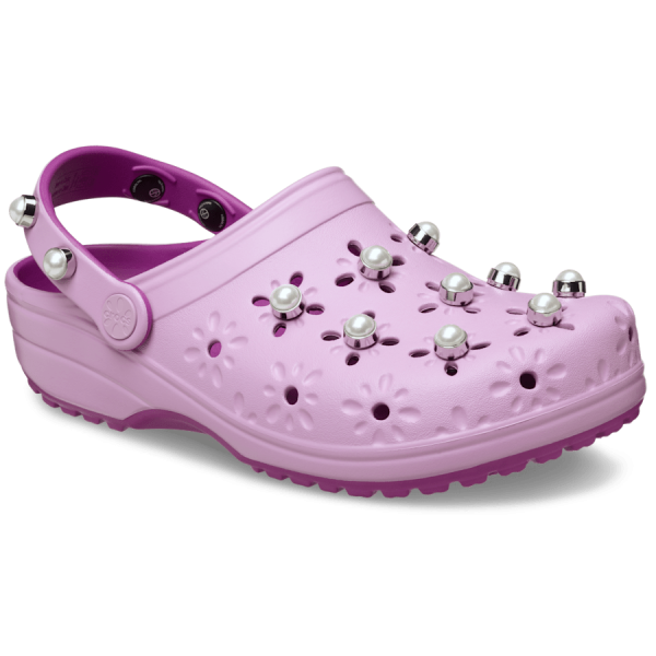 Classic Floral Cut Out Elevated Clog - Image 5