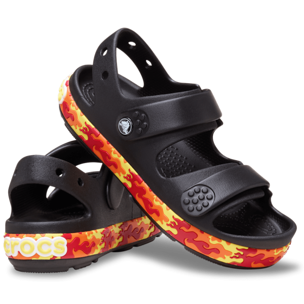 Kids Crocband Cruiser Flames Sandal - Image 2